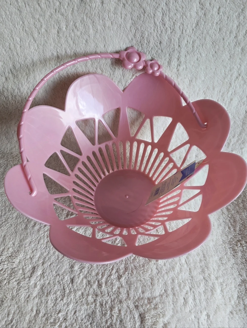 New Target Vintage Plastic Scallop Easter Basket for presents, Mothers Day 2026